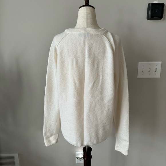 Madewell Colorful Front Stripe Wool and Alpaca Blend Sweater - Picture 3 of 8